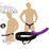   Hollow Strap-On Purple (09550)  12